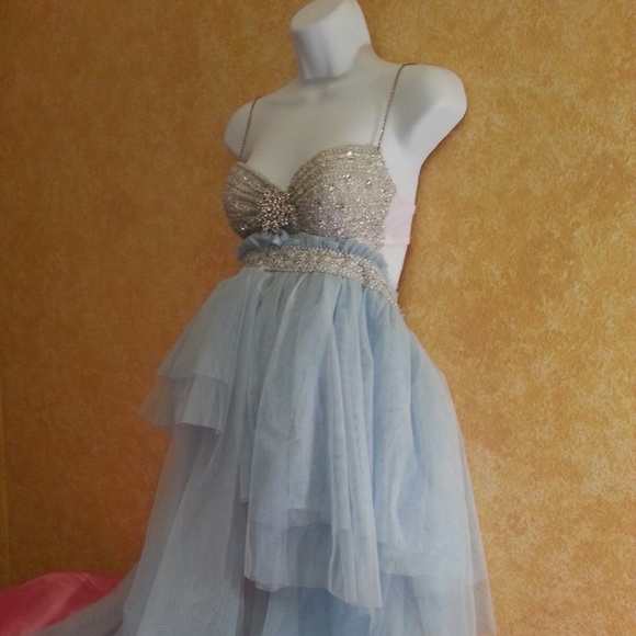 Something Blue Boho Babydoll Dress - Picture 5 of 8